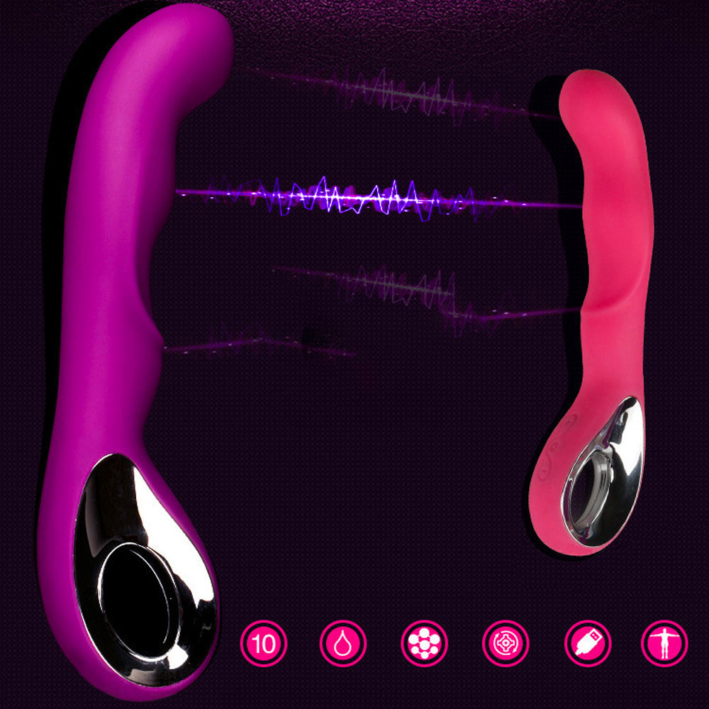 Rechargeable Vibrating Dildo - G-Spot