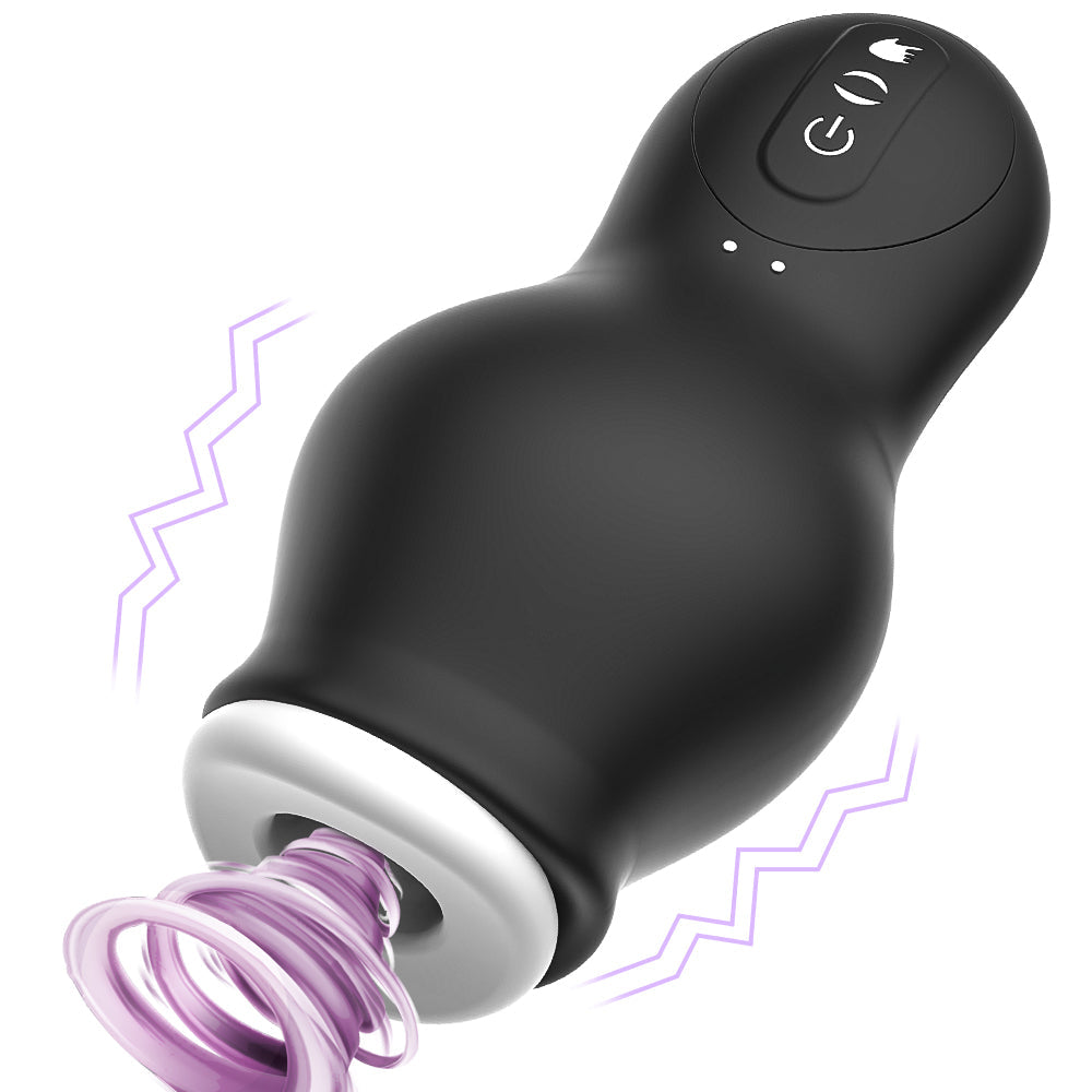 7 vibration & Sucking Modes Masturbation Cup Male Simulate Oral Sex-1