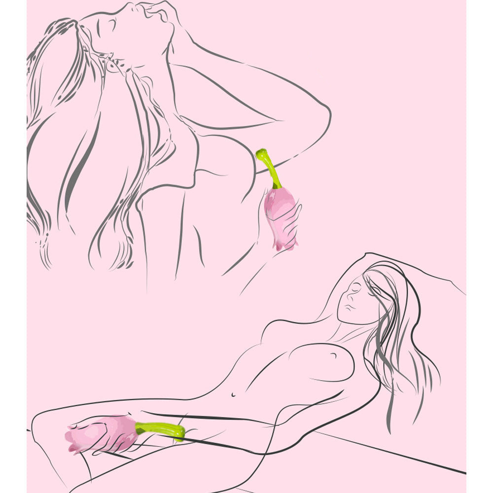 7 Vibration Mode Rose Vibrators Clitoral Stimulation & G-spot Orgasm