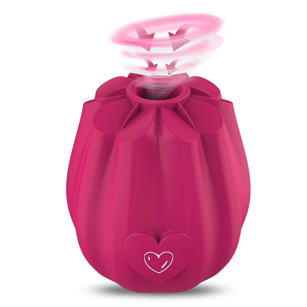 Rose Suction Vibrator for Women Clitoral Nipples with Sucking
