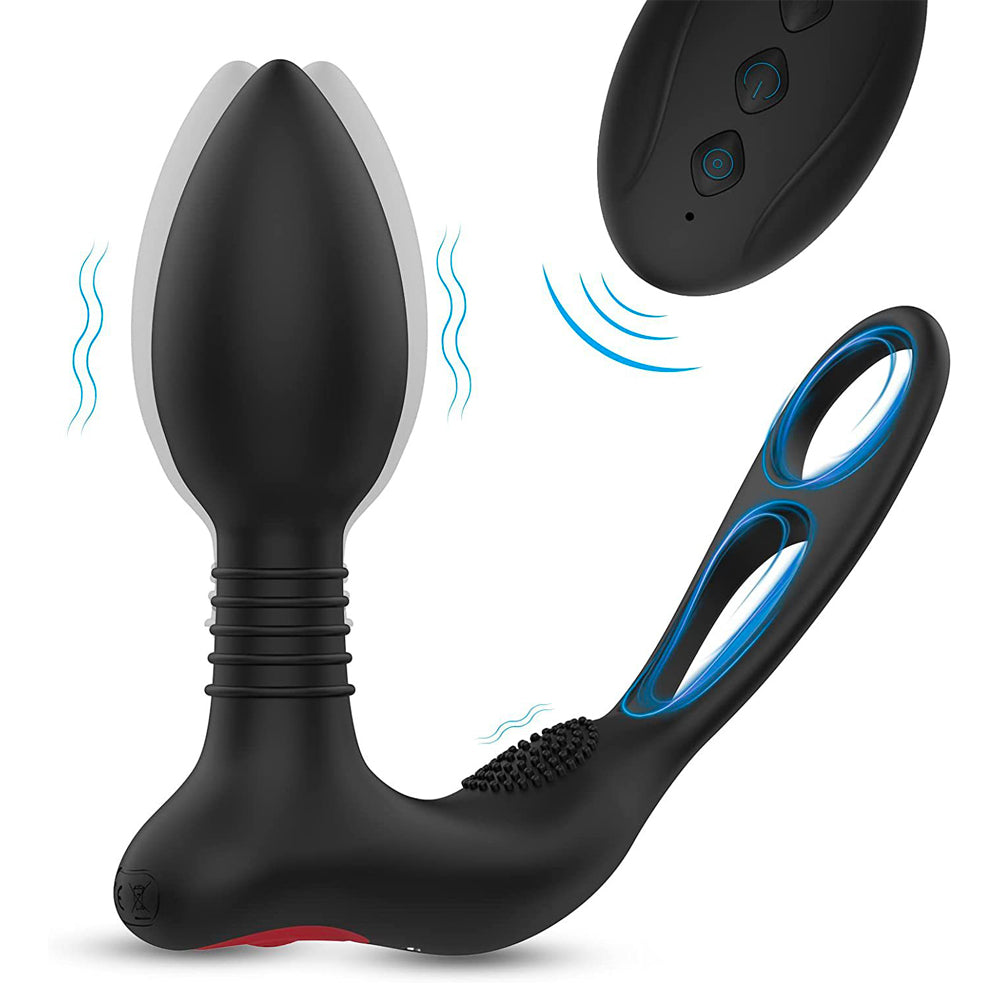 Prostate Massage 10 Frequency Vibrator Anal Plug