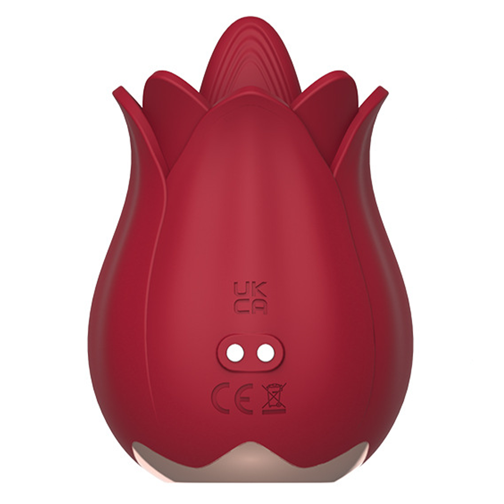 Rose Petal Vibrator - 7 Tongue Licking Modes Clit & Nipples Sucking