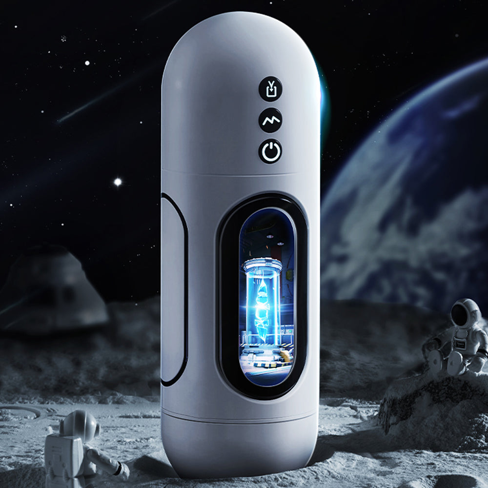 Smart Masturbation Cup Pronunciation Sucking Vibrating Male Blowjob Toy-4