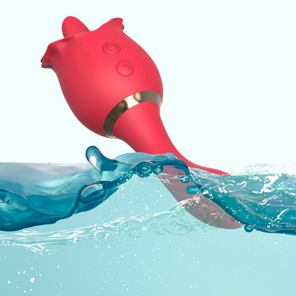 Rose Tongue Licking Vibrating Masturbator