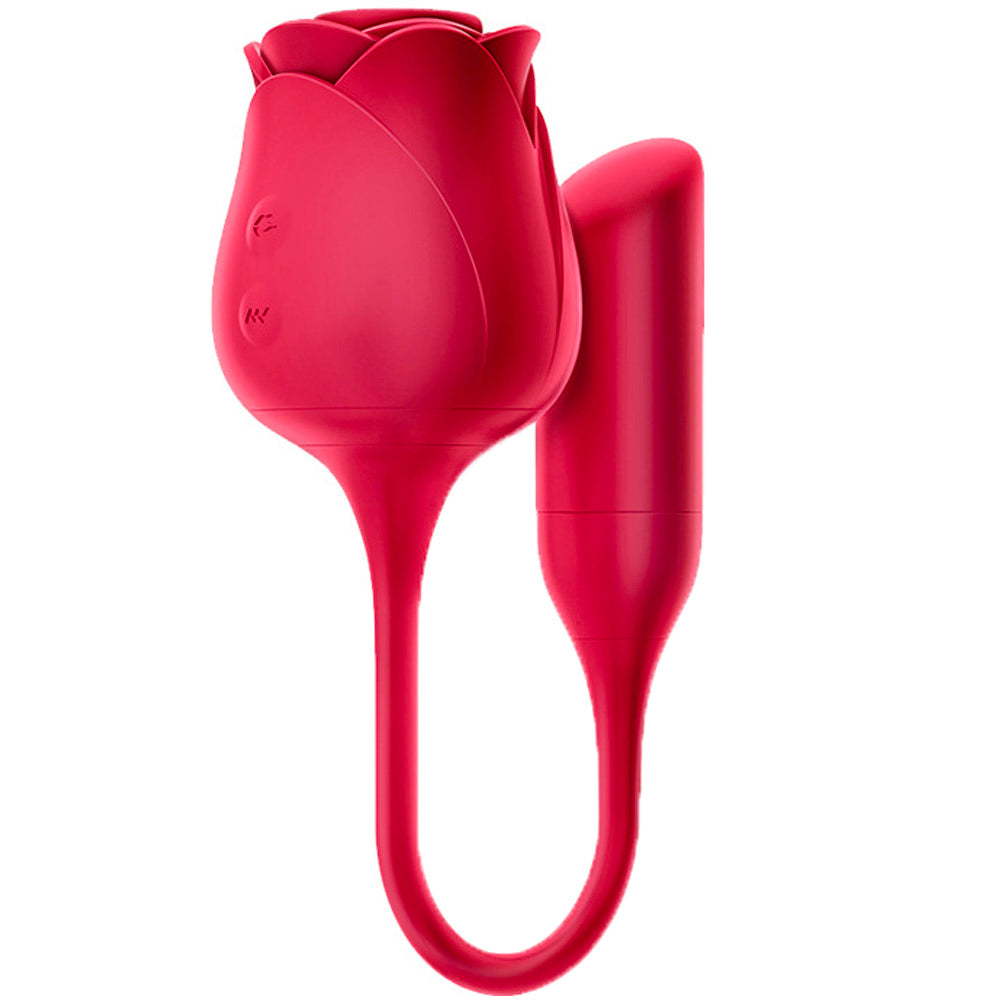 Sucking Vibrating Egg Rose Masturbator