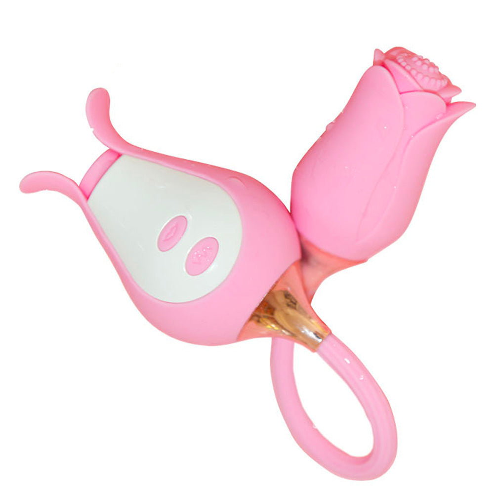 8 Vibrating & Sucking Rose Suction Vibrator with Vibrating Egg