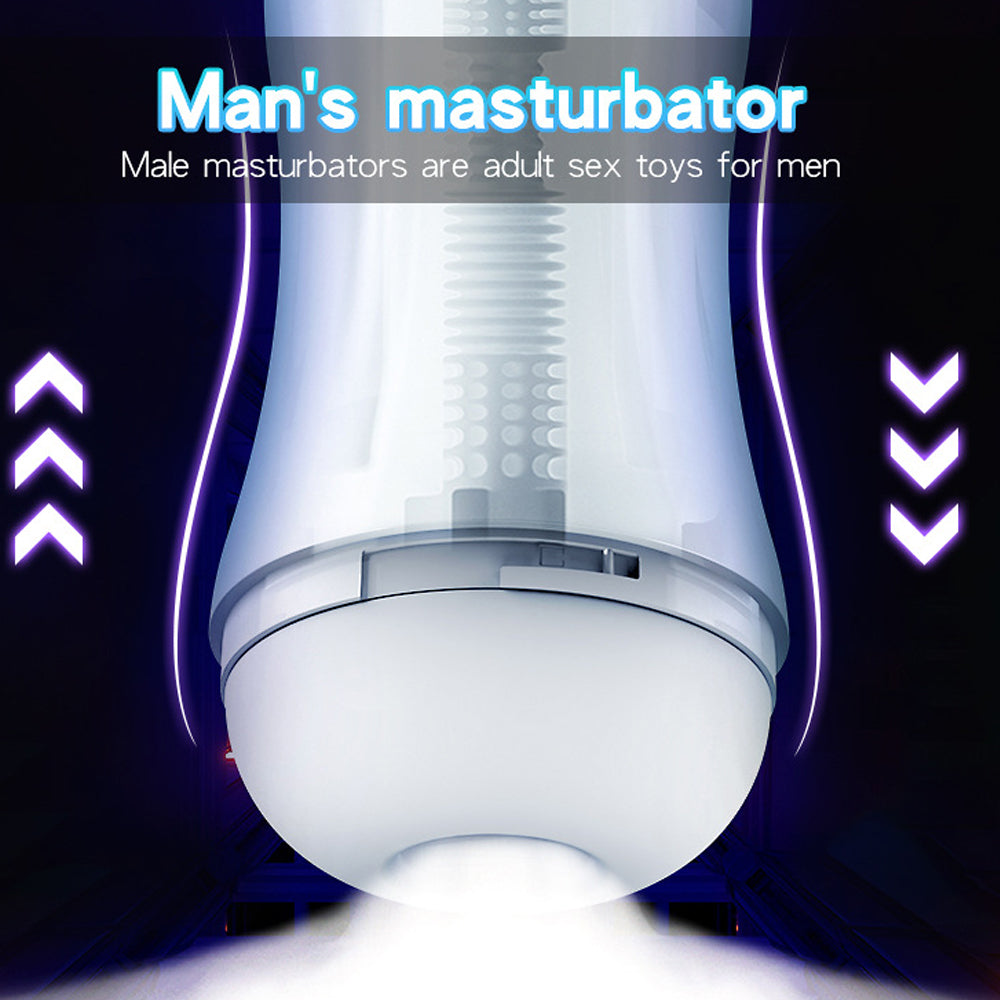 10 Shakes 5 Sucking Masturbation Cup Fully Automatic Deep Throat Clamp-2