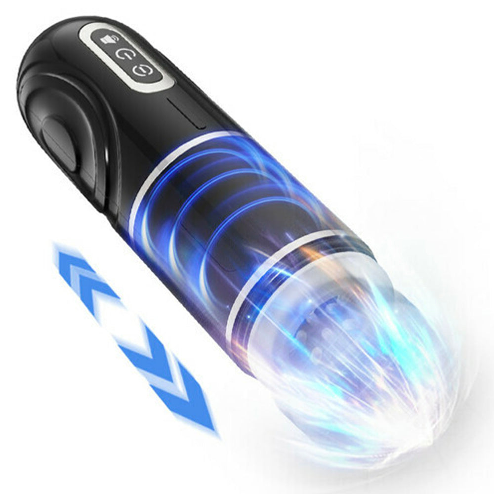 Showeggs 7 Thrusting & Rotation Male Masturbator with Suction Cup for Sturdy Solo Play