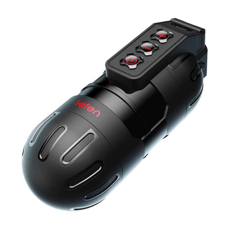 Leten 10 Vibrating male masturbator 2 in 1 APP Control Strong Shock Clip Suction Pussy Pockets