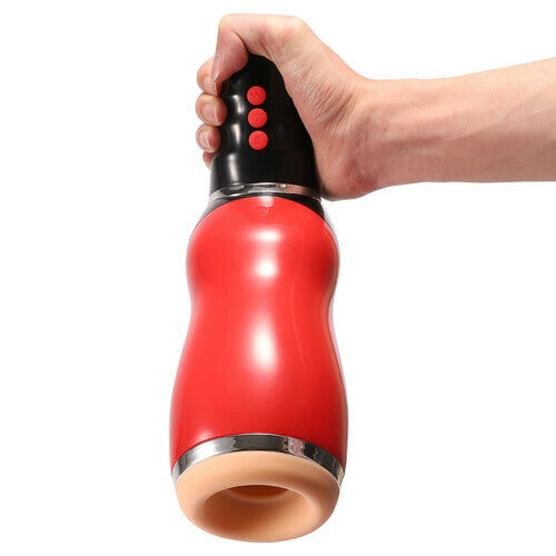 Clip-On Masturbation Cup - Airbag 5 Sucking Deep Throat Sexual Moans Blow Job Male Masturbator