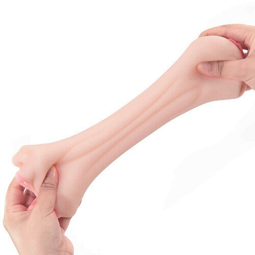 Super Soft Realistic Pocket Pussy Pink Mouth Blowjob Masturbation-5