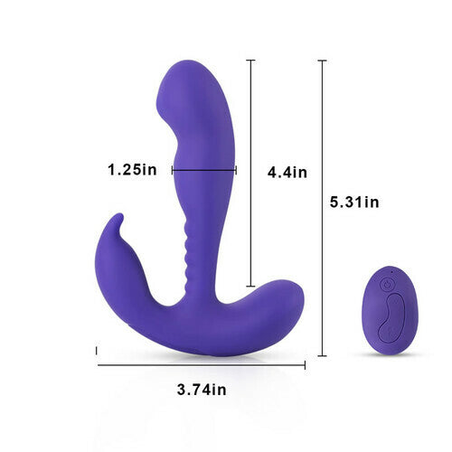 Wireless Remote Control Prostate Vibrating Anal Plug