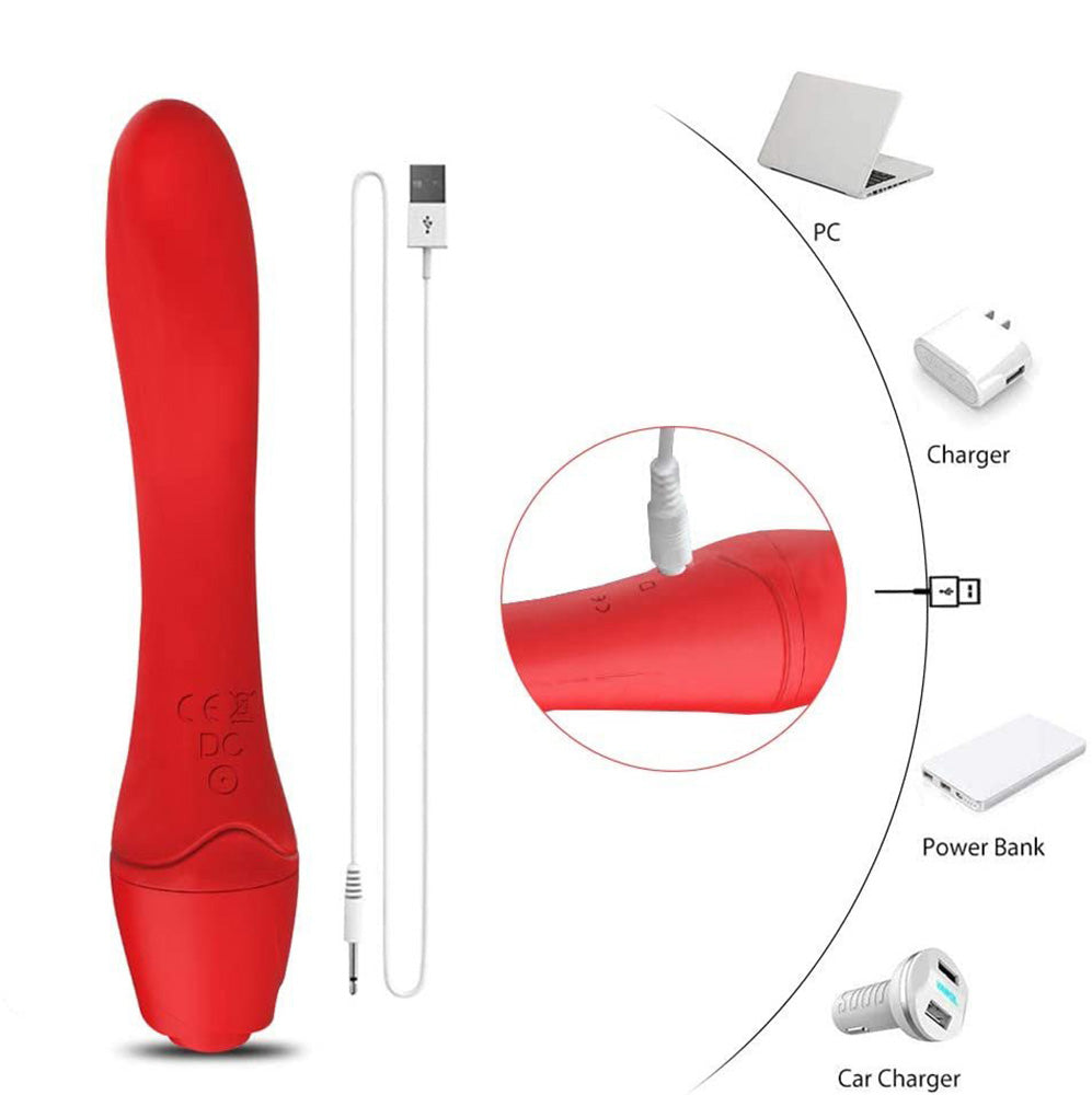Red Rose Vibrater Heated Masturbation Massage Rose Vibration