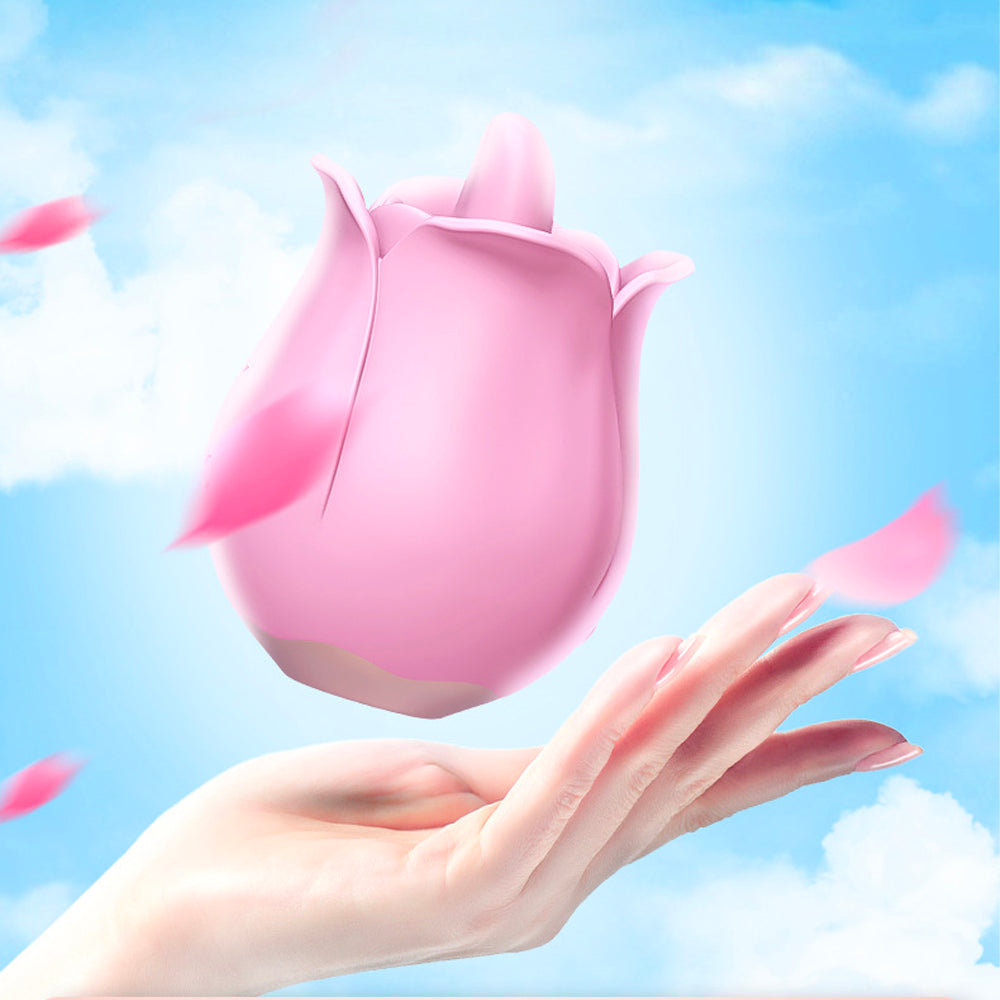 Rose Flower Second Generation Sucker  Clit Nipples Vibrator