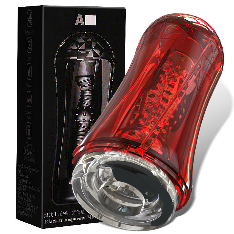 SEDUCEI Masturbation Cup Vibrating Suction Transparent Blowjob Toy-2