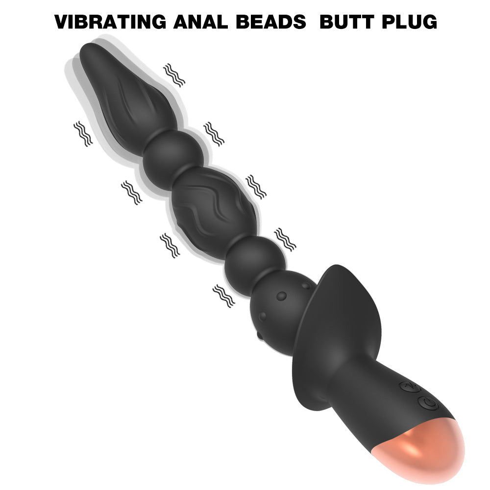 Strong Shock Lianzhu Silicone Pull Bead Back Court Anal Plug