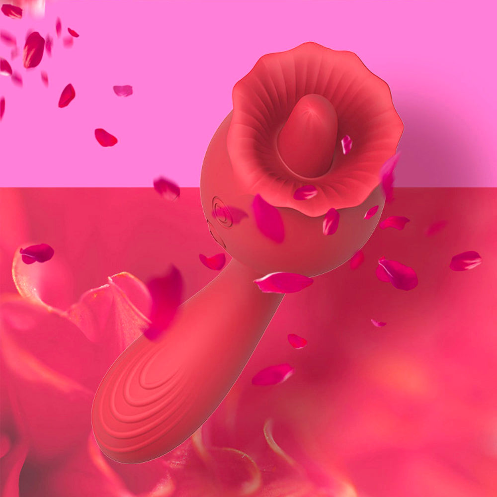 Rose Tongue Licking Vibrating Masturbator