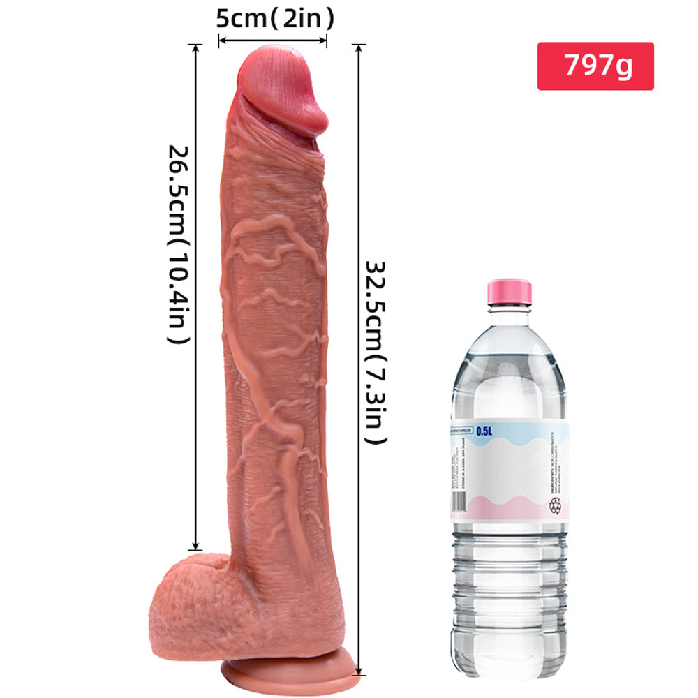 Most Realistic Dildo| 11 inch Allovers Thrusting Dildo