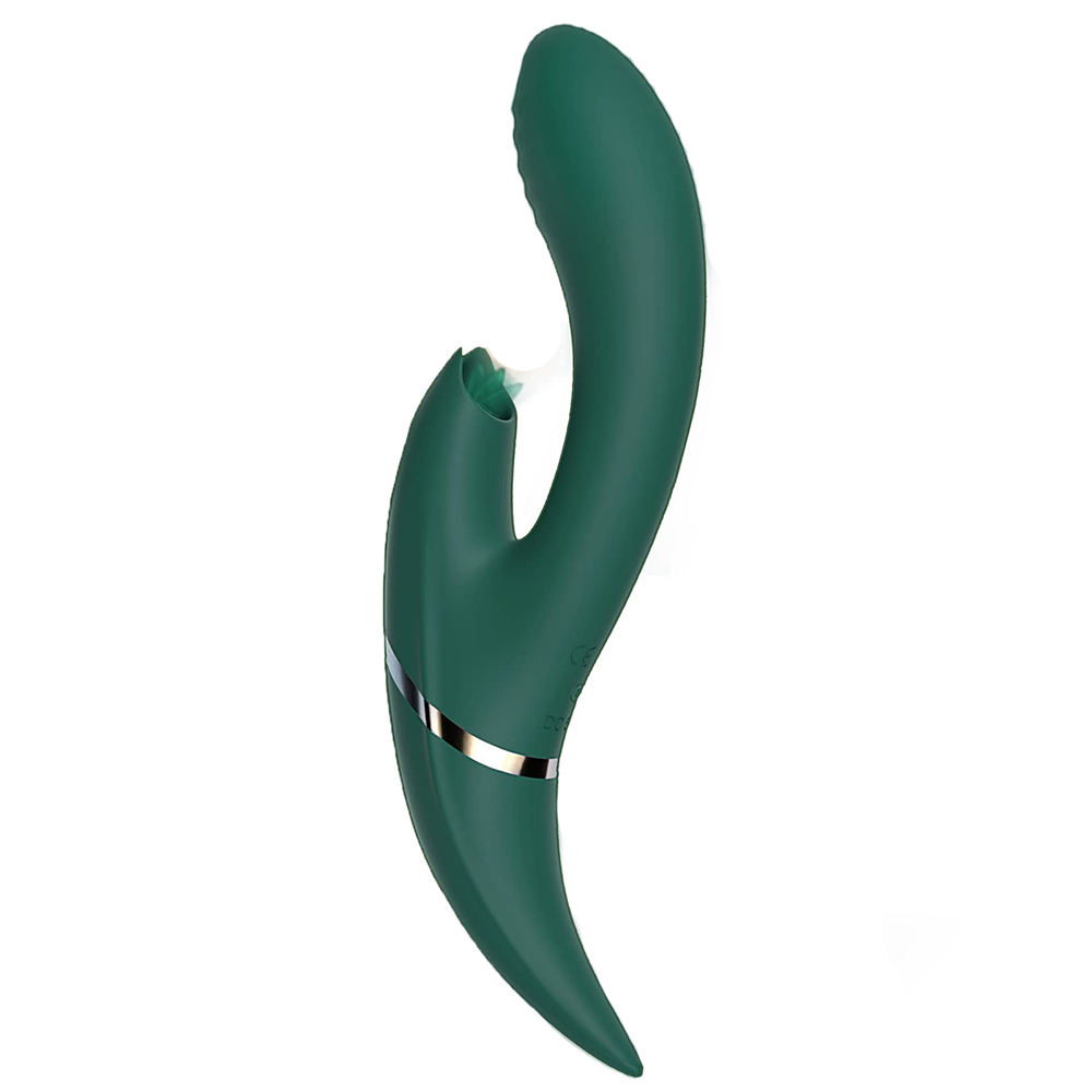 Green Vibrating Dildos Clit  Sucking Vibrator  Allovers Dildo Vibrating Suction