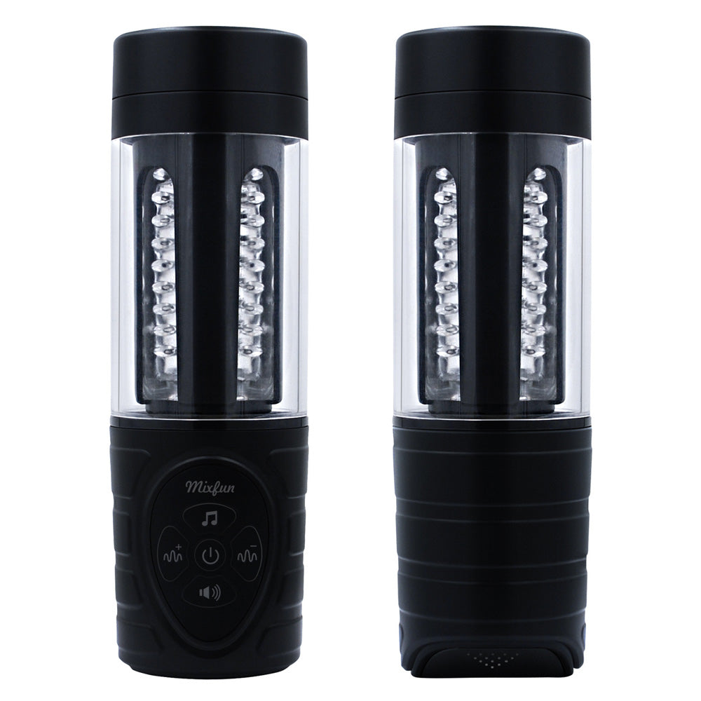 7 Sucking & Vibrating Masturbation Cup with Vibrating Suction-1