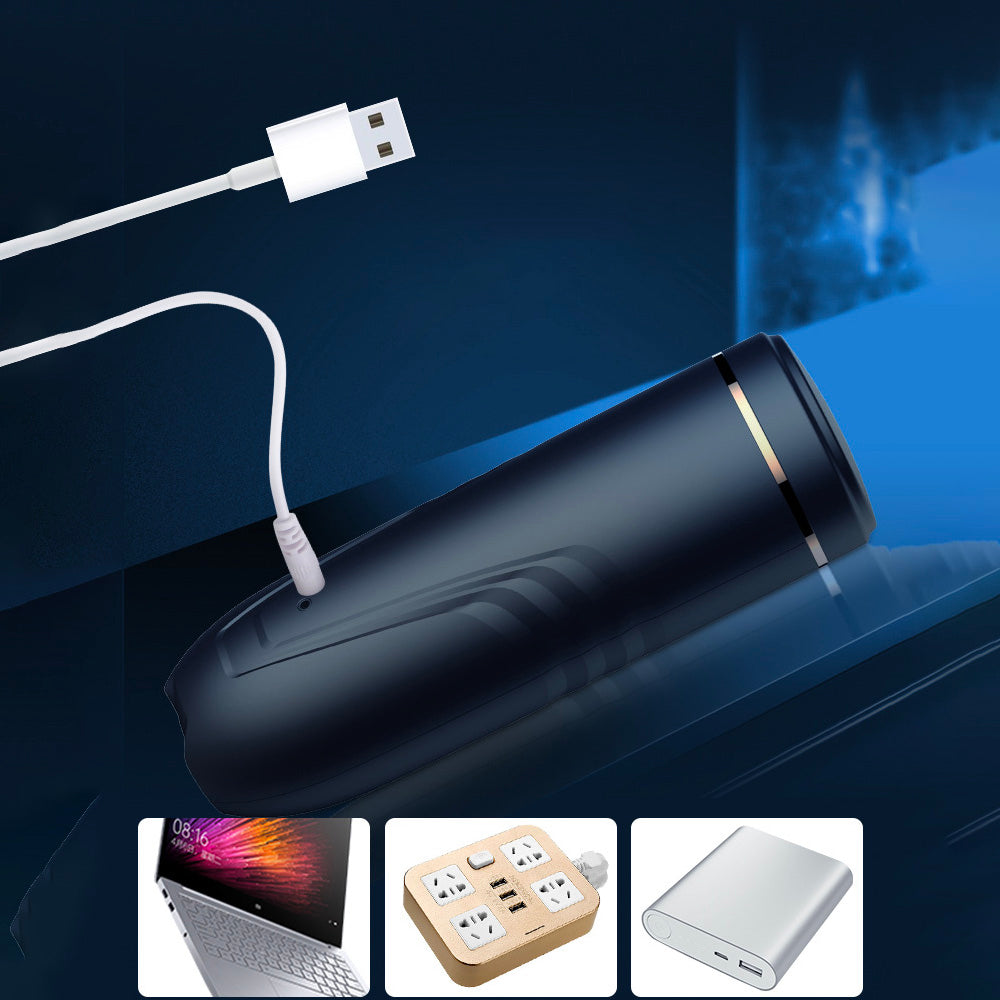 Showeggs 7 Telescopic 3 Rotation Fully Automatic Male Masturbator Built-In Voice Removable Blowjob Toy