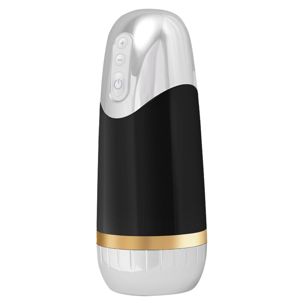 Electric Masturbator Cup Metal Texture Automatic Blowjob Toy