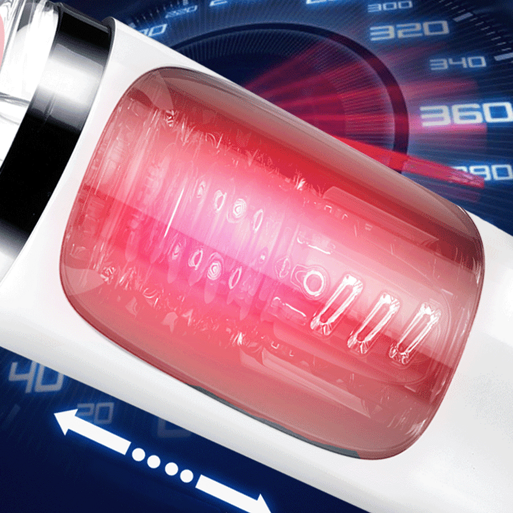 360° Wrap-Sucking Vibrating Masturbator| Smart Retractable Masturbation Cup