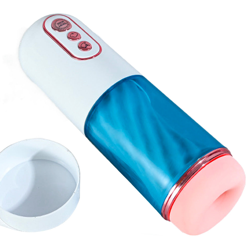 Electric Masturbator Sucking Vibrating Voice Masturbator