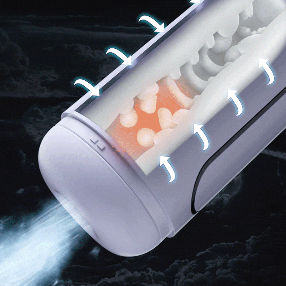 Smart Masturbation Cup Pronunciation Sucking Vibrating Male Blowjob Toy-3