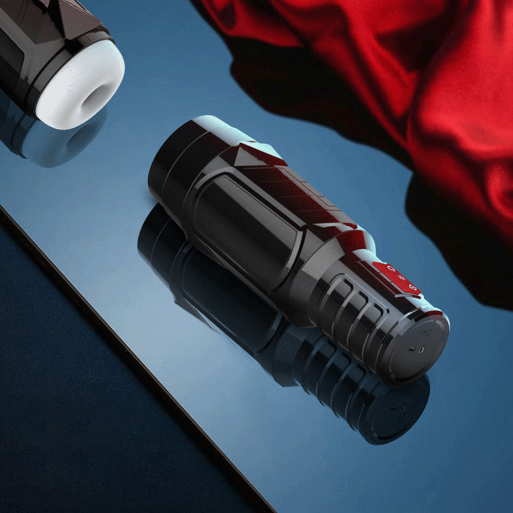 Portable Masturbation Cup Telescopic Vibration Sound Blow Job Simulator
