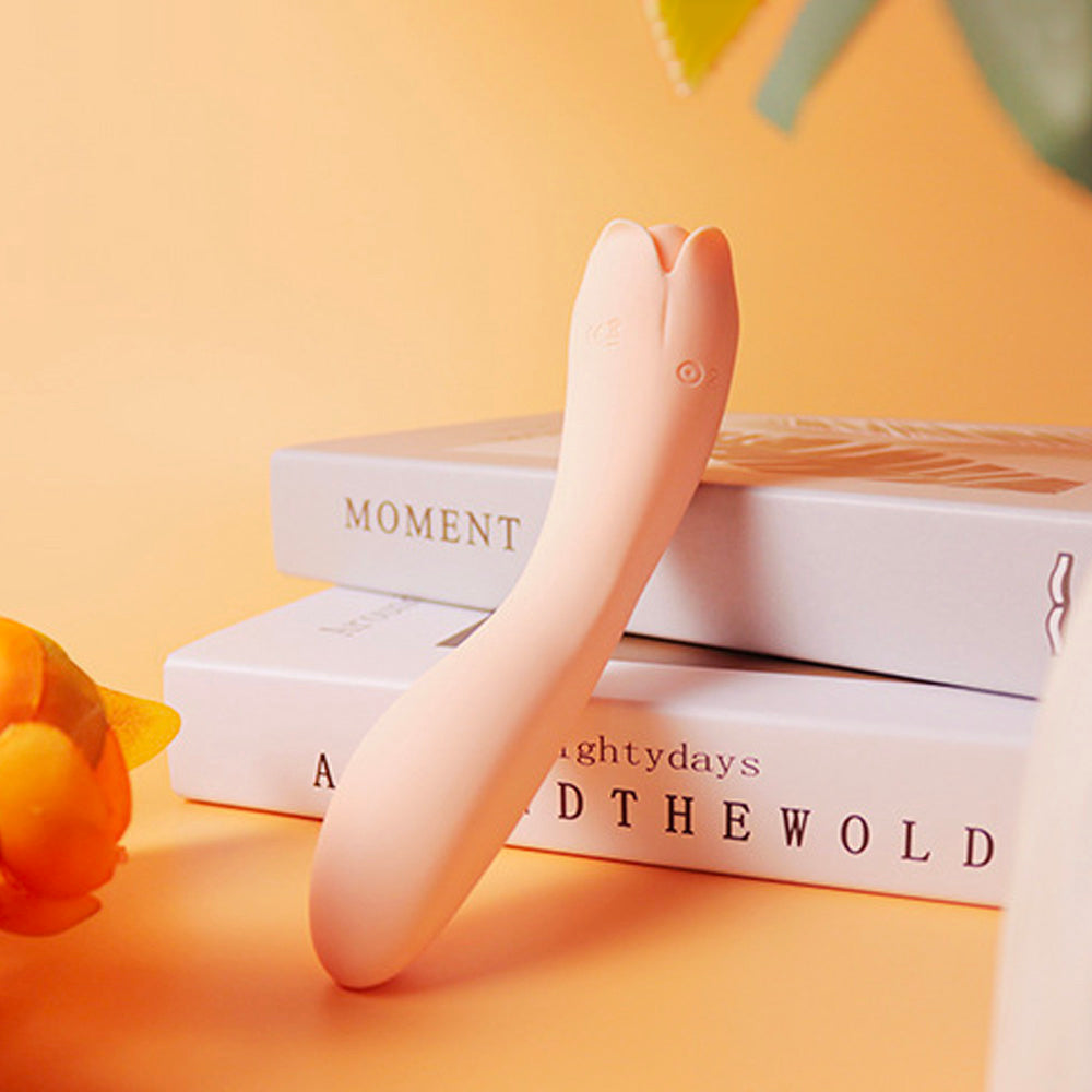 Rose Tongue Vibrator - Female Masturbator Bendable Vibrating Dildo