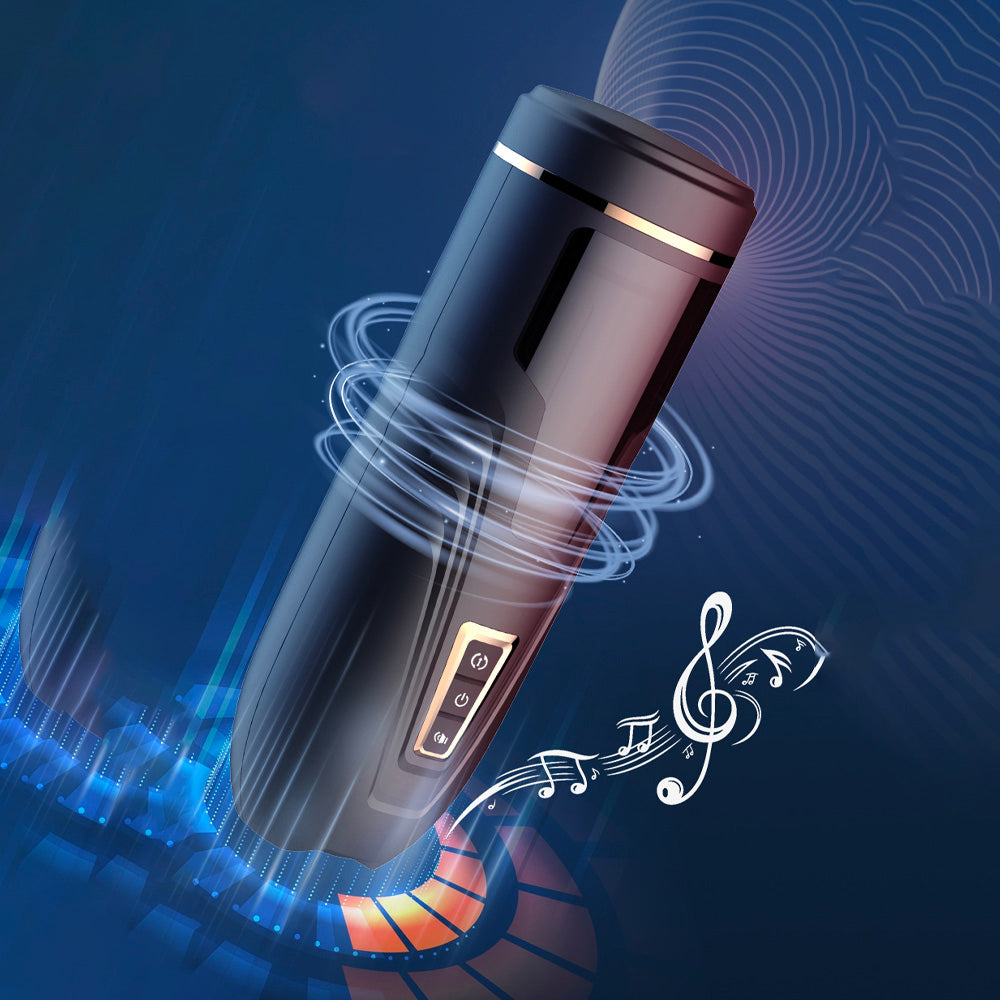 Showeggs 7 Telescopic 3 Rotation Fully Automatic Male Masturbator Built-In Voice Removable Blowjob Toy