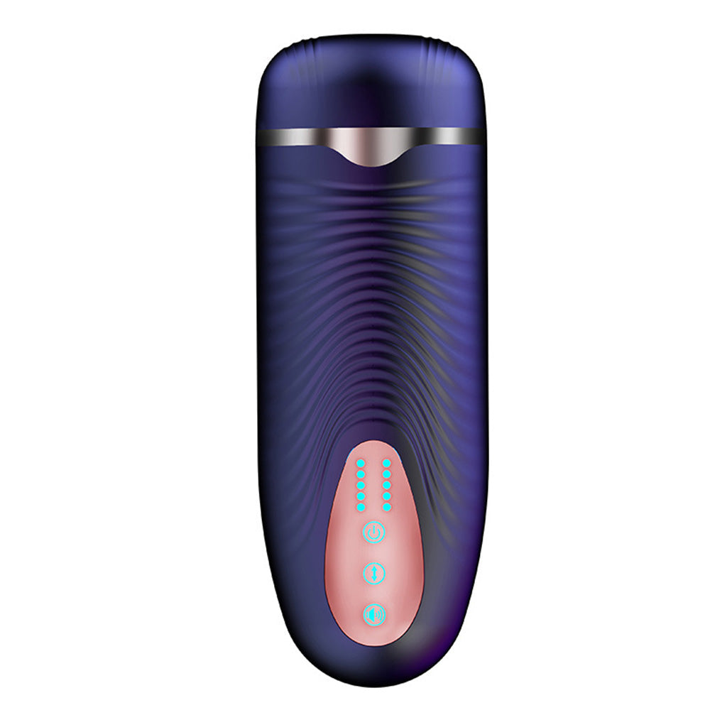 PowerWave Ⅲ 10 Vibration Sucking Modes Professional Male Masturbator with Textured Sleeve