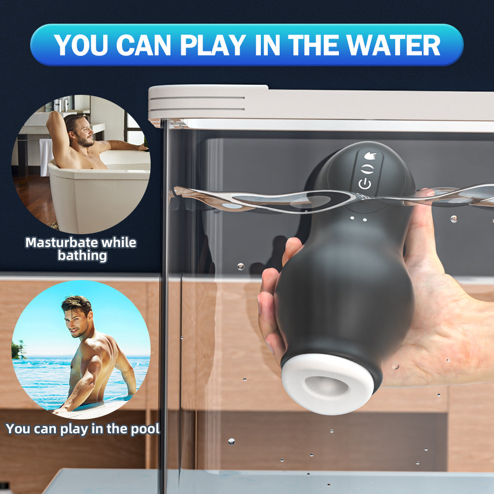 7 vibration & Sucking Modes Masturbation Cup Male Simulate Oral Sex-6