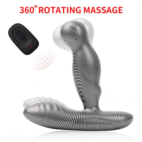 Remote Control Rotating Anal Vibrator Male Prostate Massager