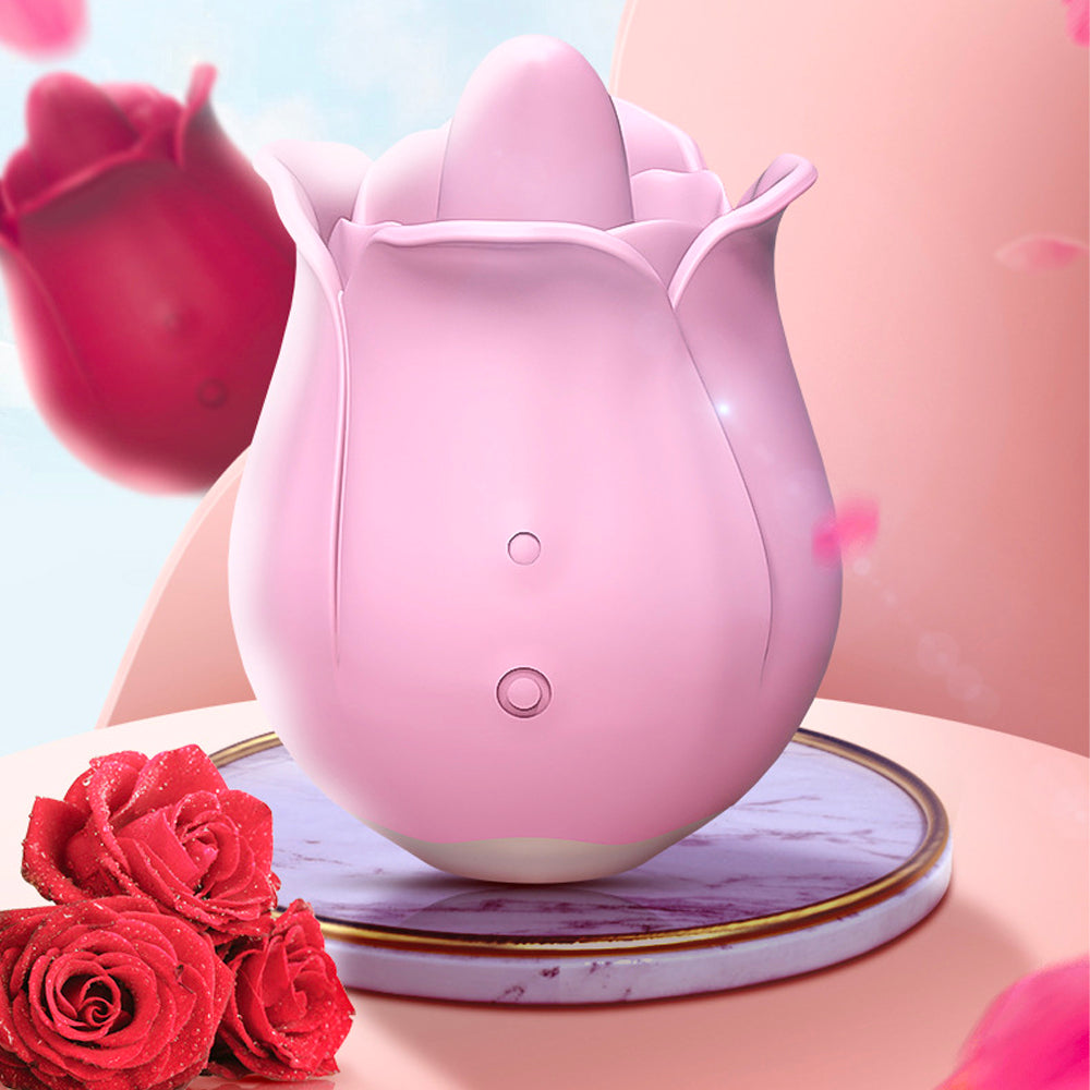 Rose Flower Second Generation Sucker  Clit Nipples Vibrator