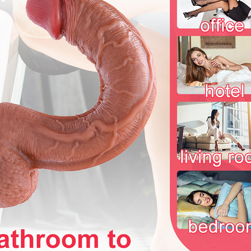 Most Realistic Dildo| 11 inch Allovers Thrusting Dildo