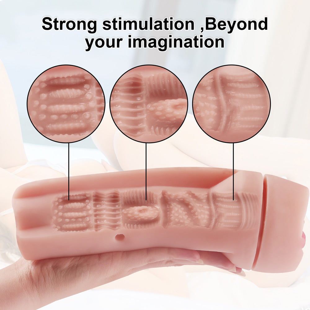 Flashlight Blowjob Simulator - Real Vagina Texture Masturbation Toy