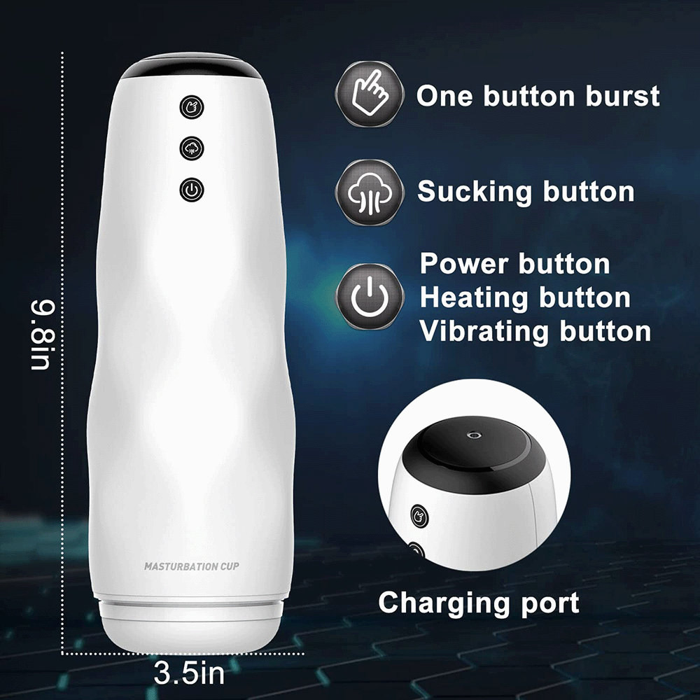 S1 Automatic Sucking Retractable Heated Masturbator