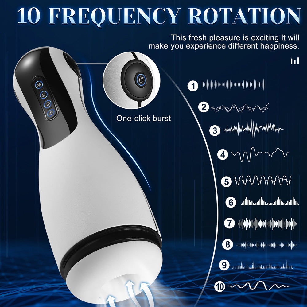 10 Frequency Automatic Male Masturbator Soft Elastic Sex Toys-4