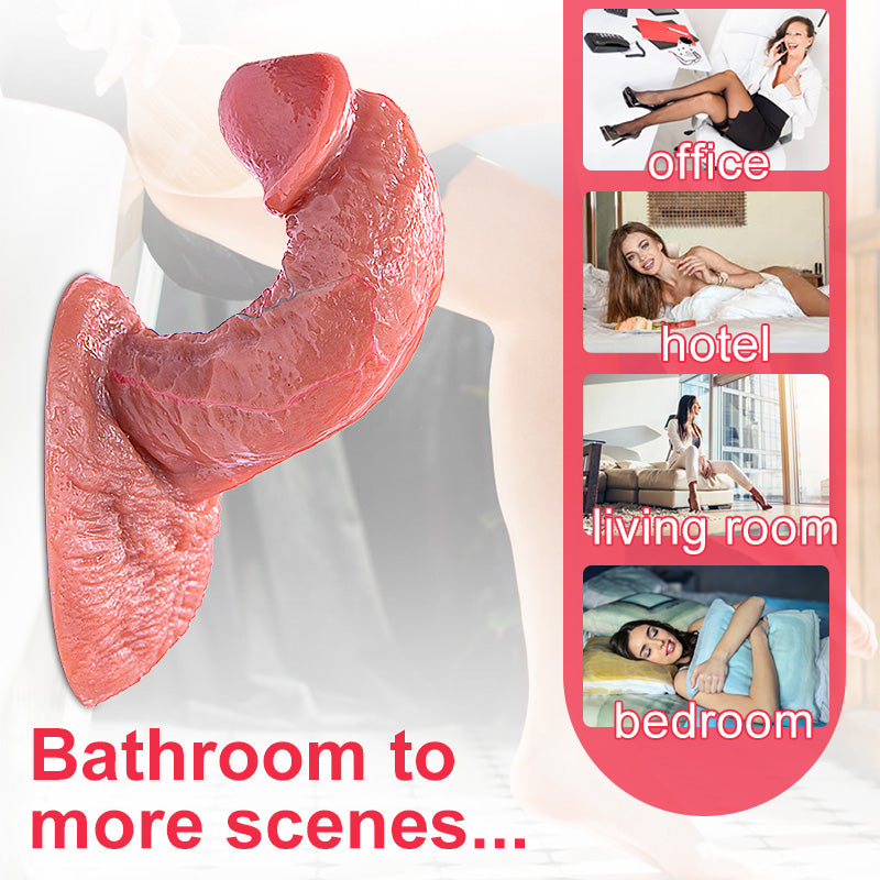 Silicone Super Soft Allovers Dildo | Realistic Extra Large Dildo-3
