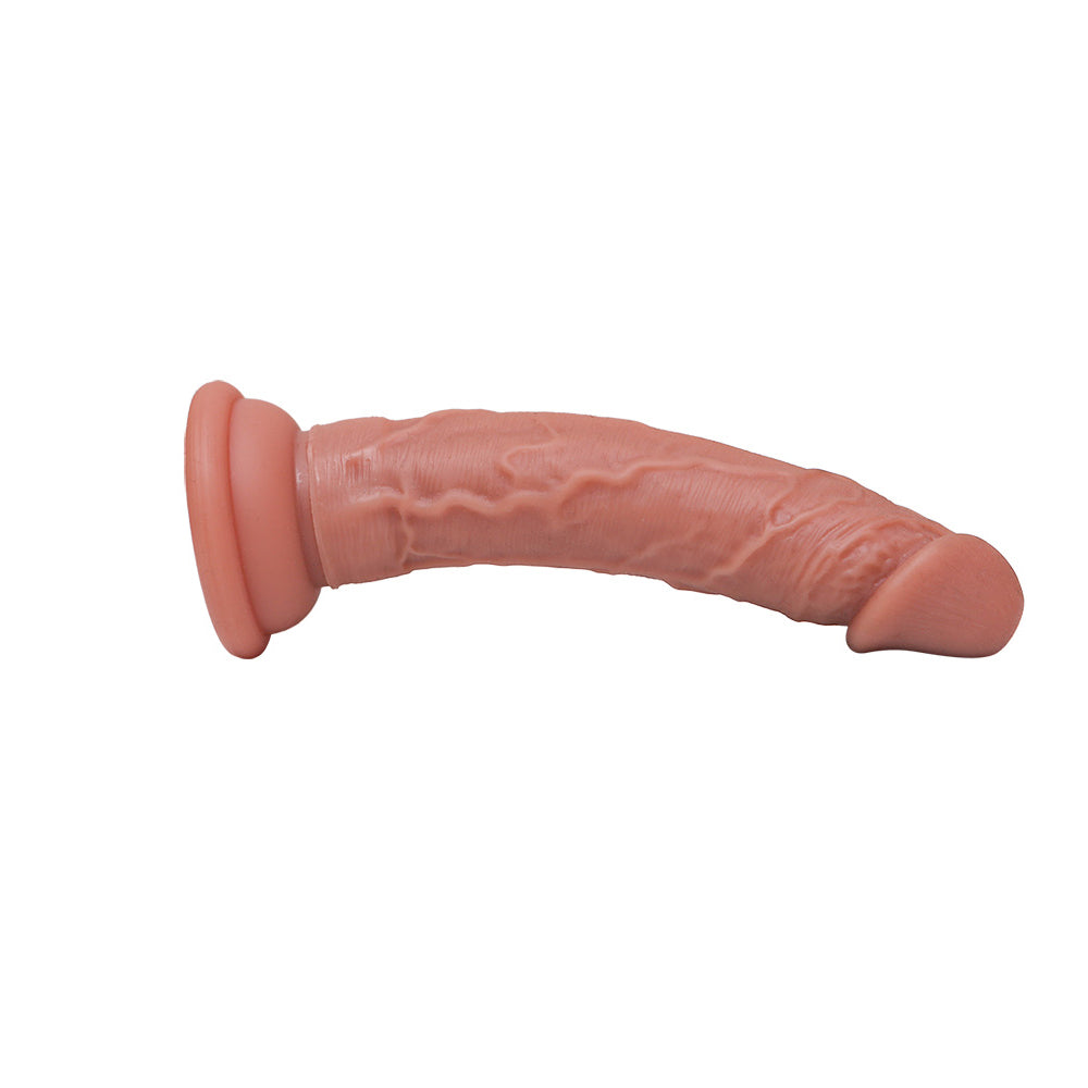 Double Layer Allovers Thrusting Dildo| Suction Cup Silicone Dildo