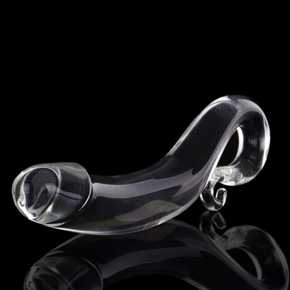 Glass Dildo G-spot Stimulate Crystal Massager