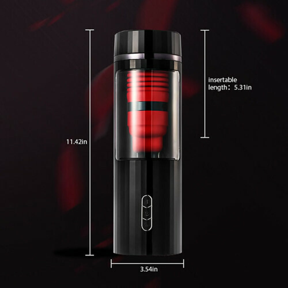 Showeggs 7 Telescopic & Vibration Sucking Fully Automatic Male Masturbator Blowjob Toy