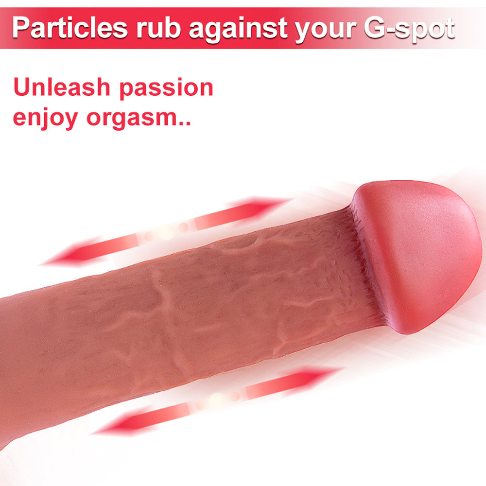 6-Inch thickened Silicone Dildo| Suction Cup Allovers Thrusting Dildo