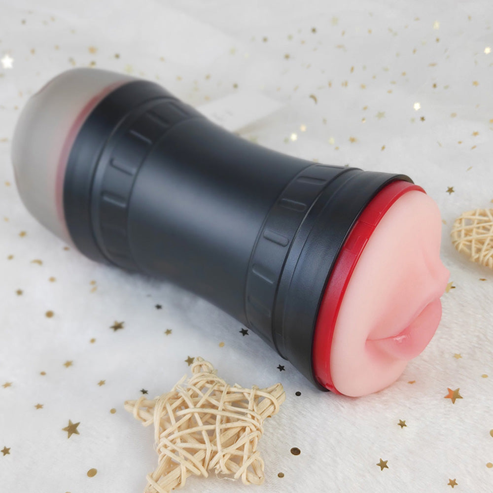 Double Head Vacuum Silicone Sucking Masturbation Cup