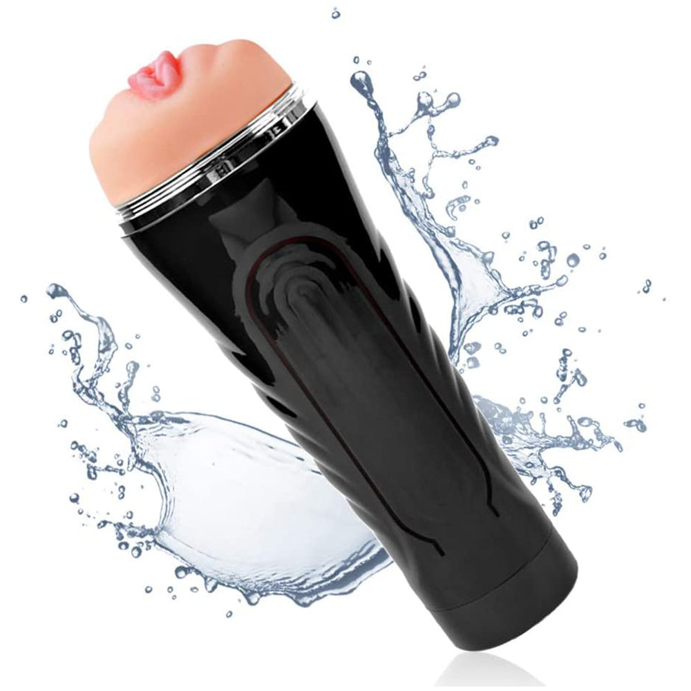 Best Pocket Pussies Silicone Full Wrap Suction Blowjob Simulator-1