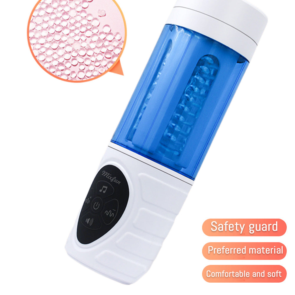 7 Sucking & Vibrating Masturbation Cup with Vibrating Suction-6