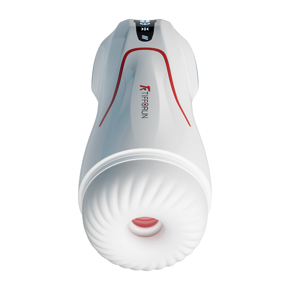 Tifforun Spaceship Full Automatic Men Sex Toys with 9 Vibration Sucking Heating Voice Function