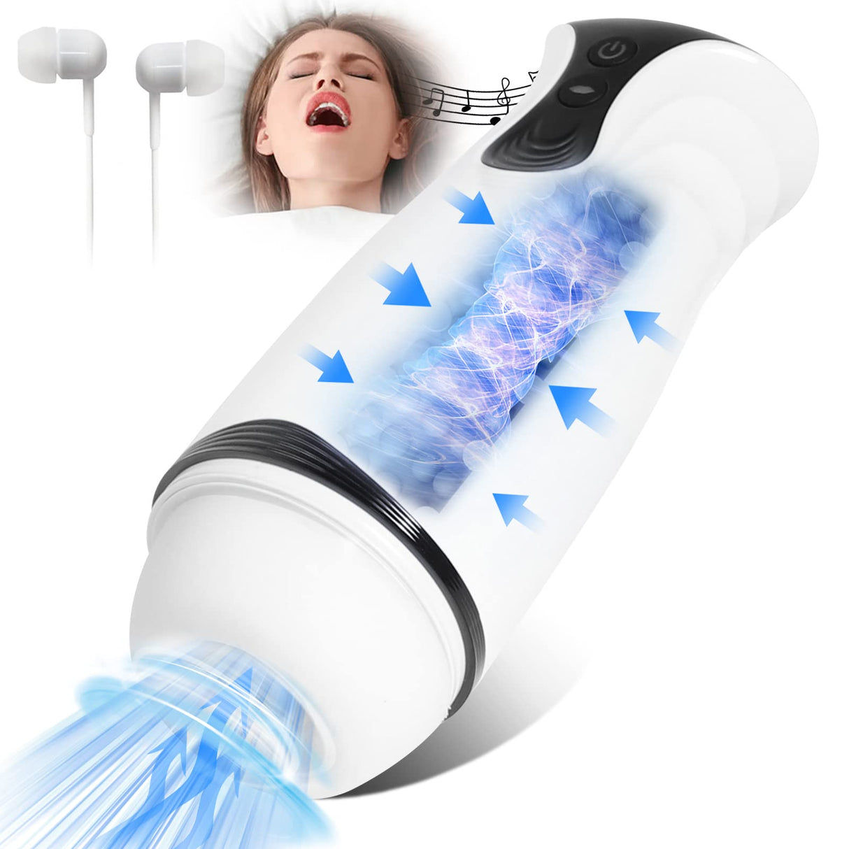 Fully Automatic Clip-Sucking Vibrating Vocal Masturbator